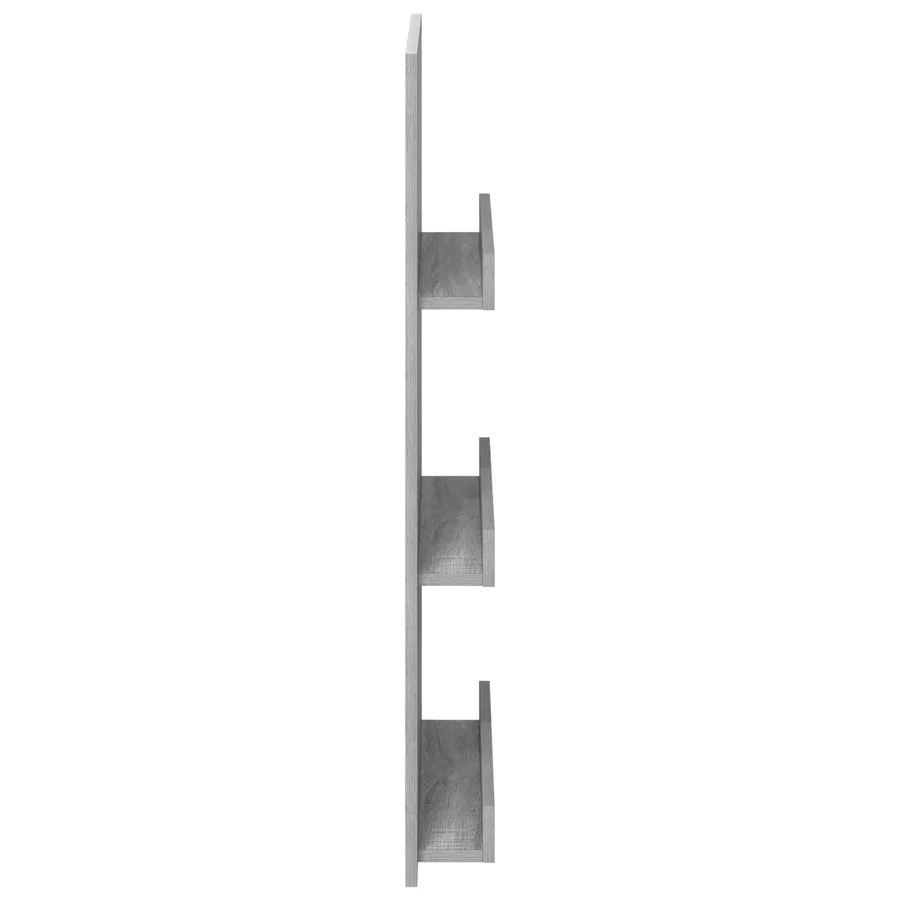 Étagère à magazines avec étagère Gris Sonoma 51 x 11 x 102 cm - 6
