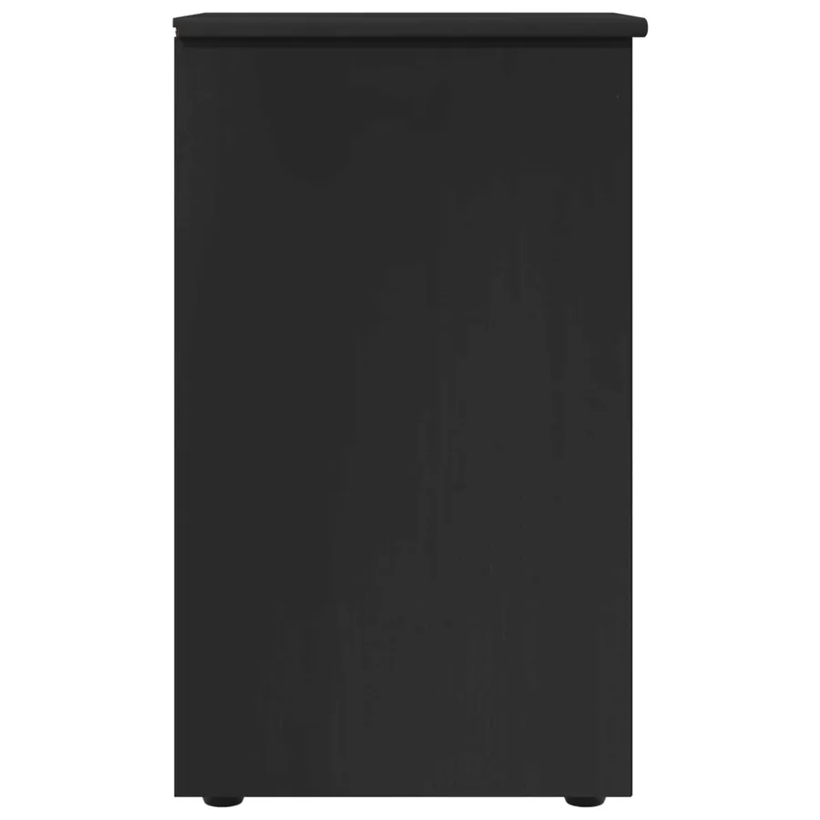 Armoire Noir 34 x 39 x 61,5 cm Bois de Pin Massif - 6