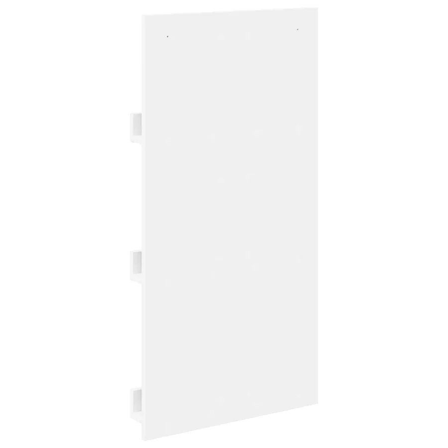 Étagère à magazines Blanc 51 x 11 x 102 cm Bois d'ingénierie - 7