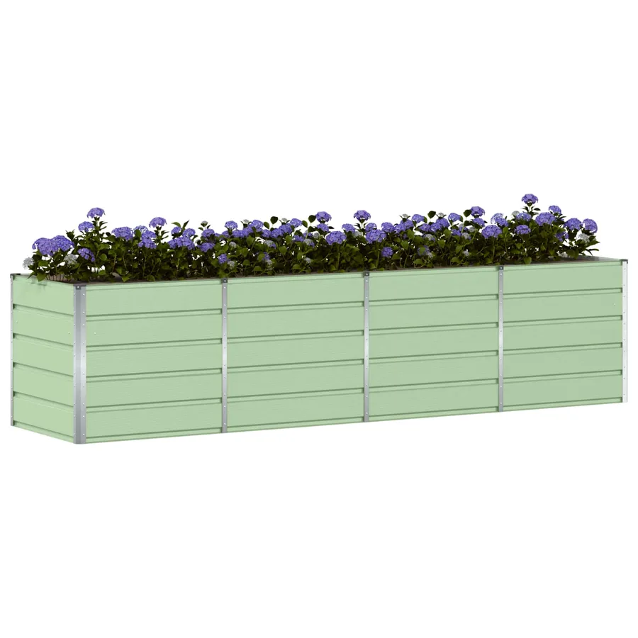 Jardinière Vert 320 x 80 x 75 cm Acier - 3