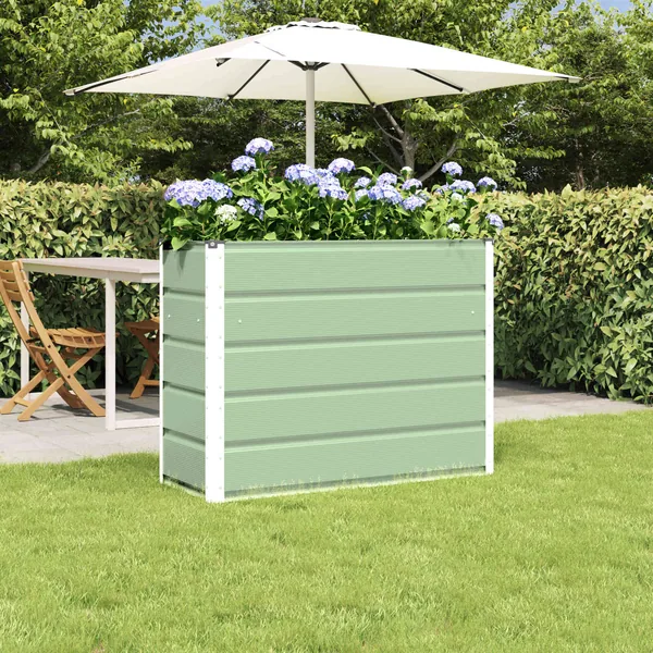 Jardinière Vert 100 x 40 x 75 cm Acier