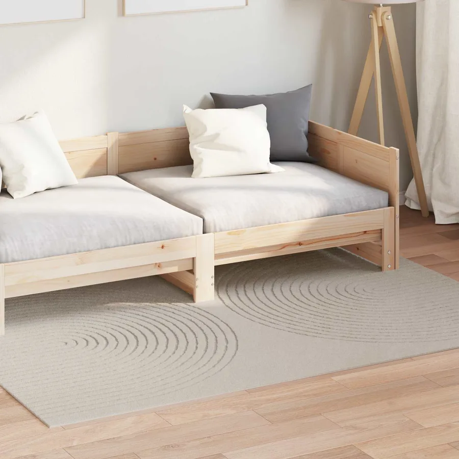 Tapis de surface GALATI Crème 170 x 120 cm Polyester - 3