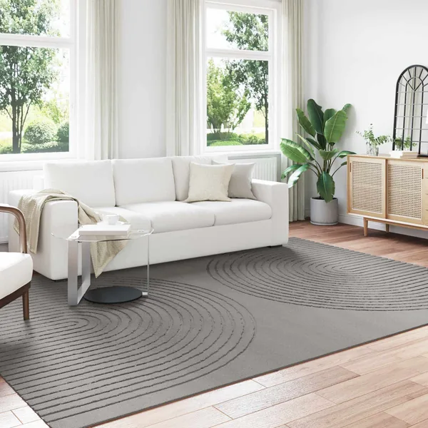 Tapis de surface GALATI Gris 280 x 200 cm Polyester