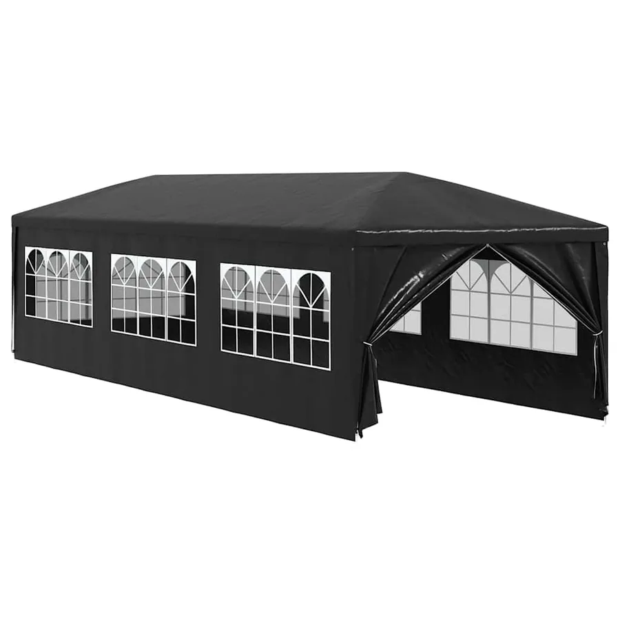 Tente de réception 3x9 m Anthracite - 2