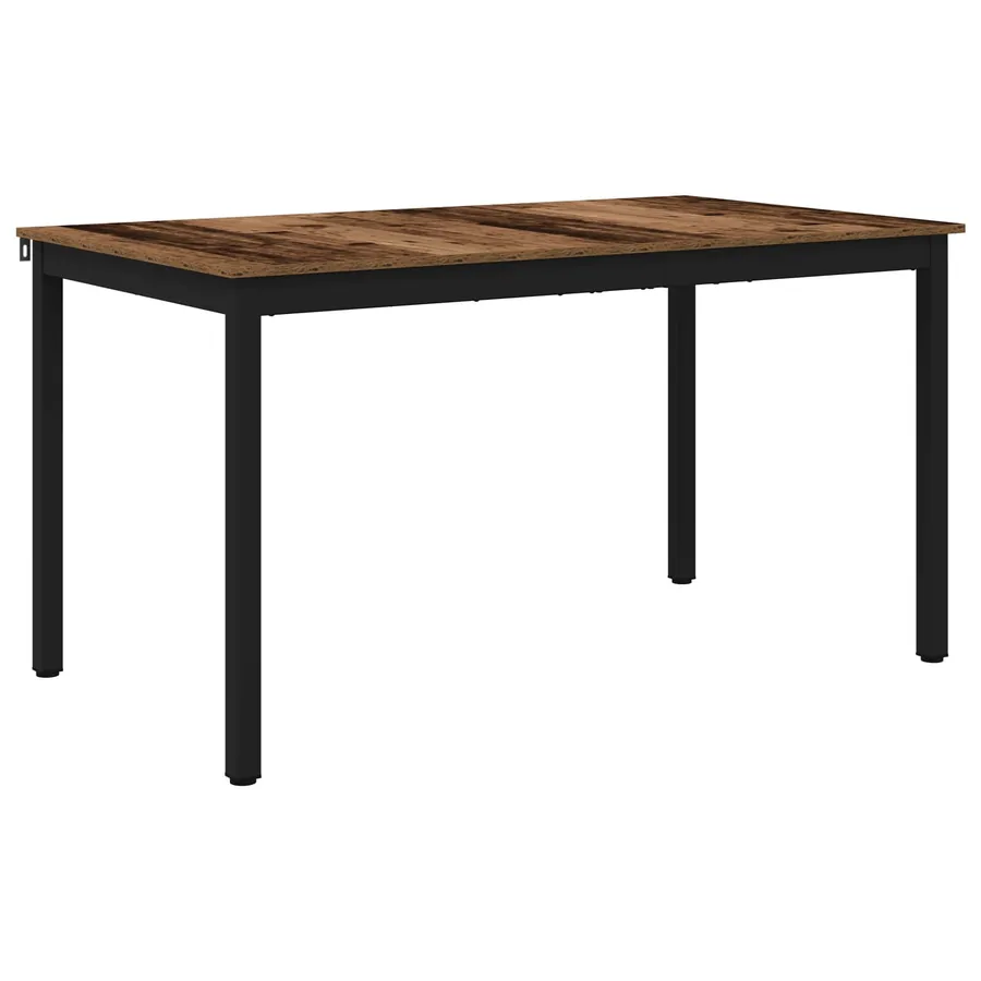 Table de salle à manger / Table de repas 140 x 80 x 75 cm MÉTAL - 2