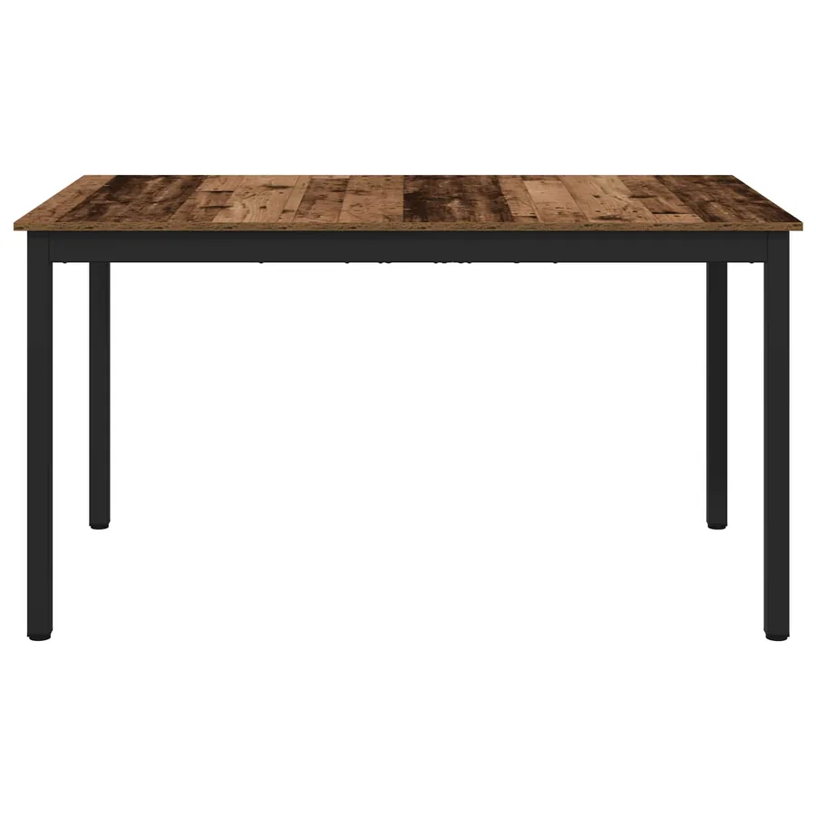 Table de salle à manger / Table de repas 140 x 80 x 75 cm MÉTAL - 5