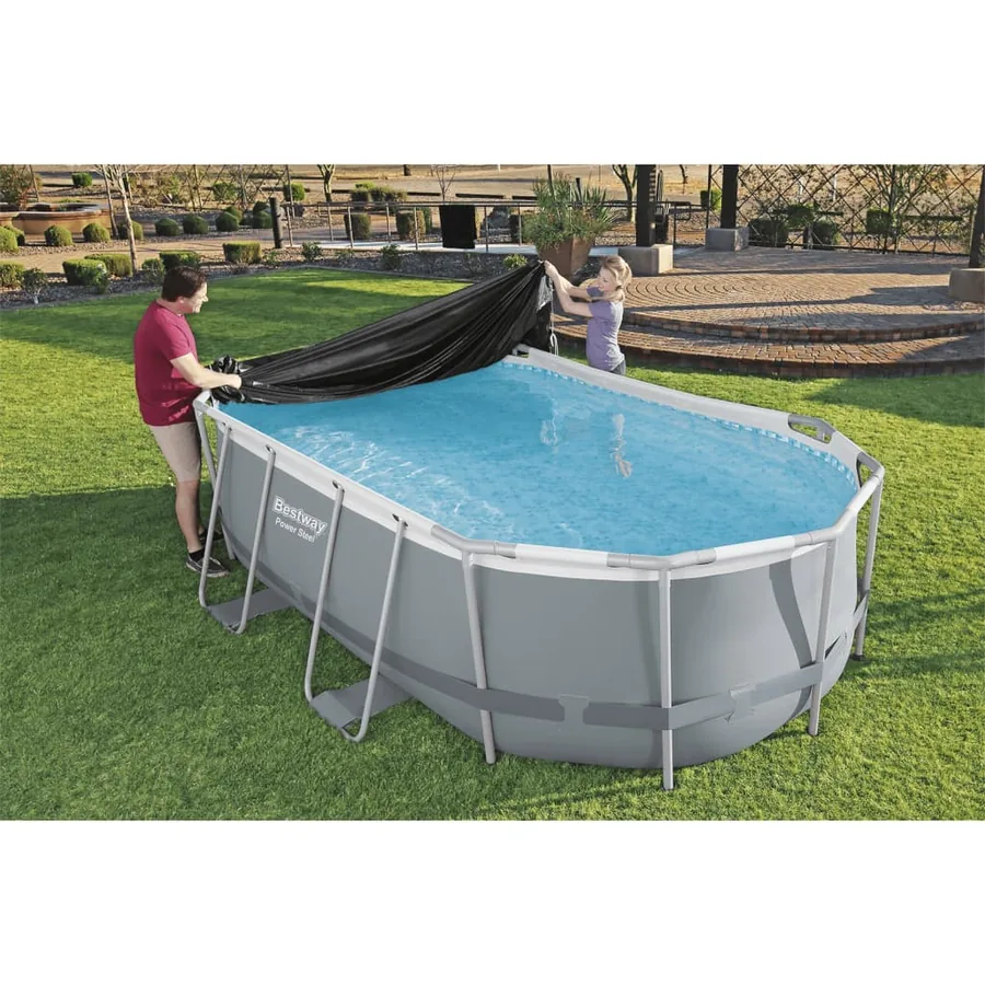 Bestway Couverture de piscine Flowclear 418x230 cm - 3