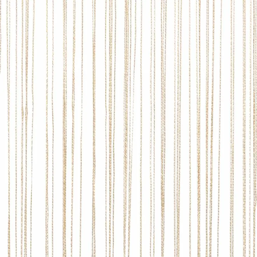 Rideau en fils 2 pcs 100 x 250 cm Beige - 8