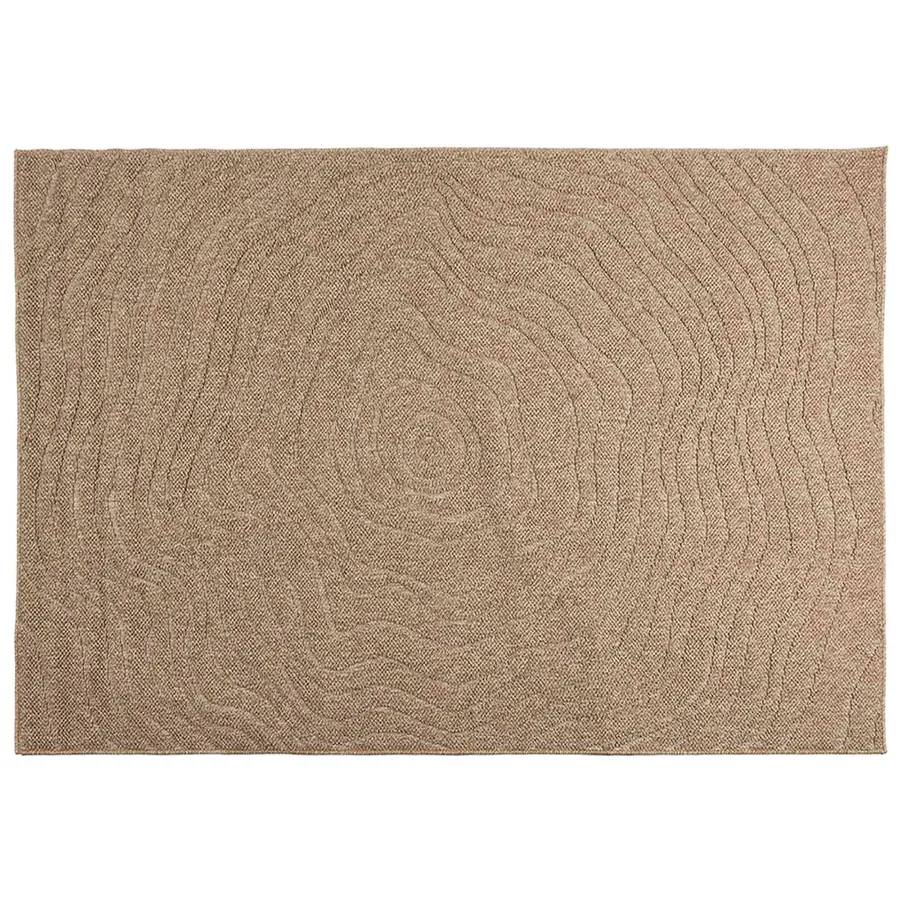 Tapis de surface Moiré AGIRA Naturel 230 x 160 cm Polyester - 2