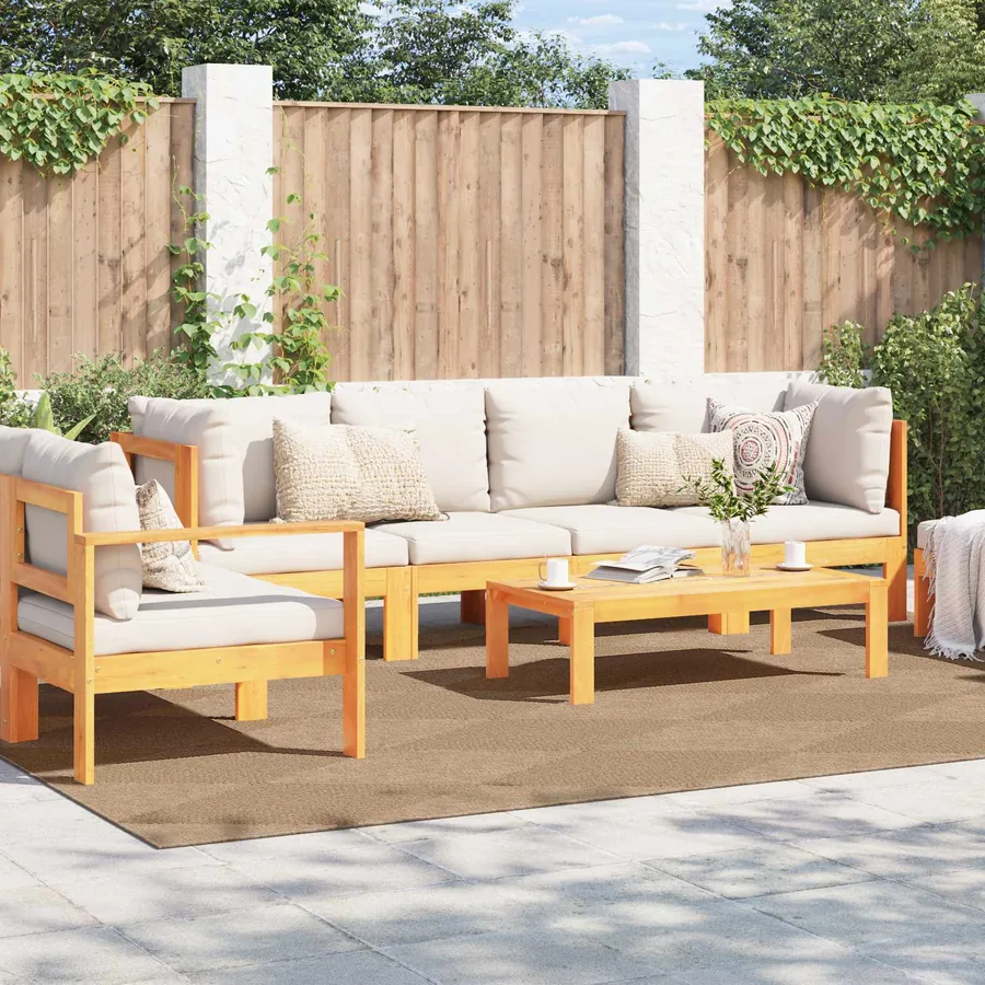 Tapis de surface AGIRA Naturel 280 x 200 cm Polyester - 3