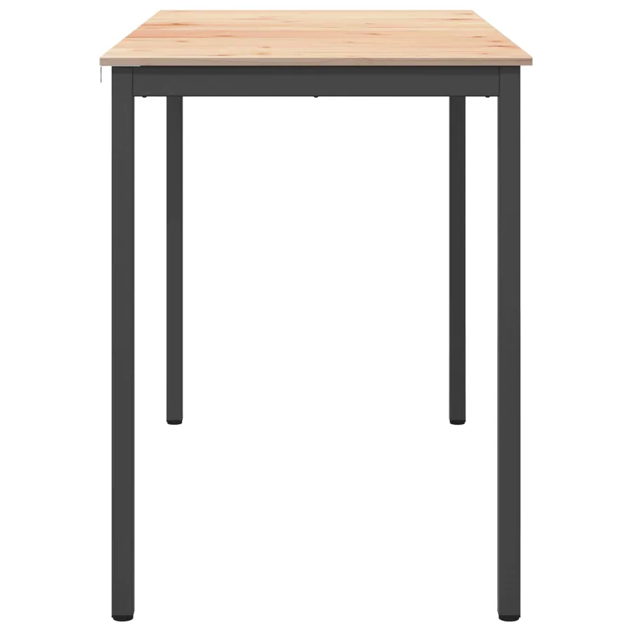 Table de bar Naturel 150 x 80 x 105 cm Bois de pin massif - 6