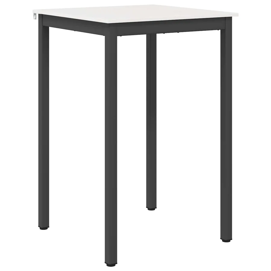Table de bar Blanc 70 x 70 x 105 cm Bois de pin massif - 2