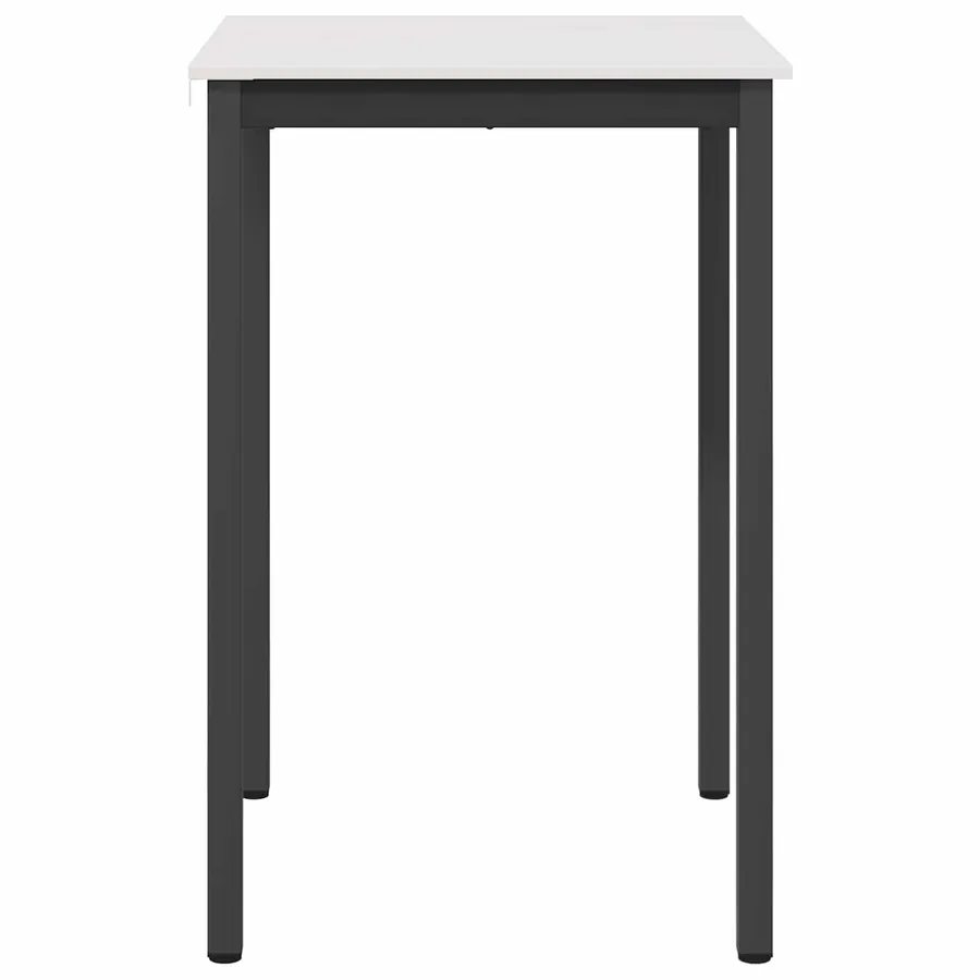 Table de bar Blanc 70 x 70 x 105 cm Bois de pin massif - 6