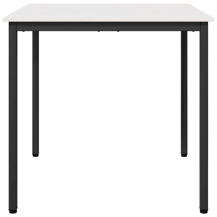 Table de salle à manger / Table de repas Blanc 80 x 80 x 75 cm - 5