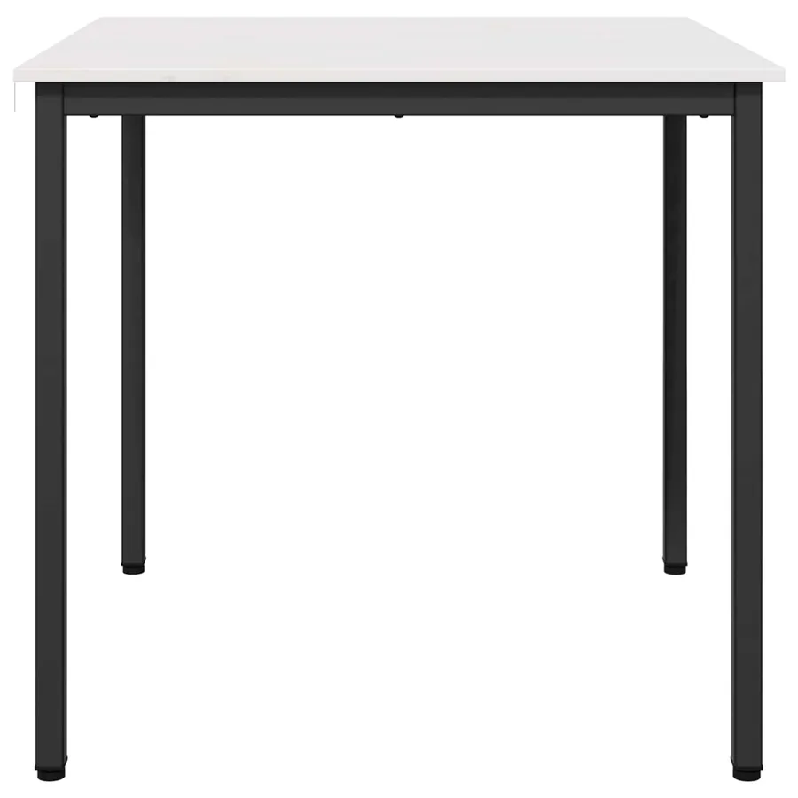 Table de salle à manger / Table de repas Blanc 80 x 80 x 75 cm - 6