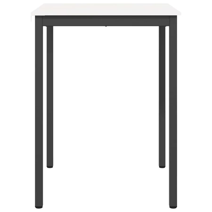 Table de bar Blanc 80 x 80 x 105 cm Bois de pin massif - 6