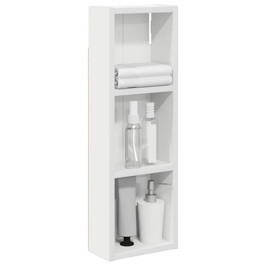 Armoire murale de salle de bain Blanc 20 x 10 x 60,5 cm - 3