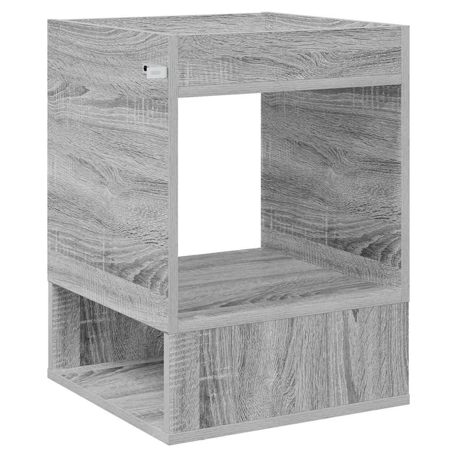 Table d'appoint Gris Sonoma 40 x 40 x 56 cm Bois d'ingénierie - 7