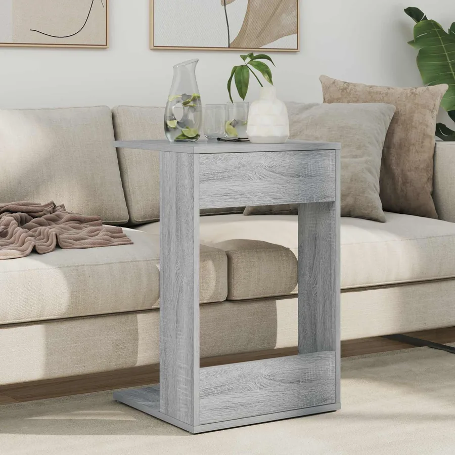Table d'appoint Gris Sonoma 40 x 38 x 62,5 cm Bois d'ingénierie - 4