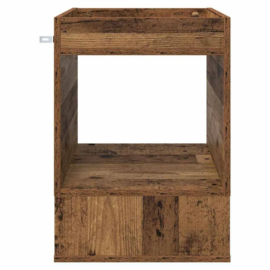 Table d'appoint Bois ancien 40 x 40 x 56 cm Bois d'ingénierie - 5