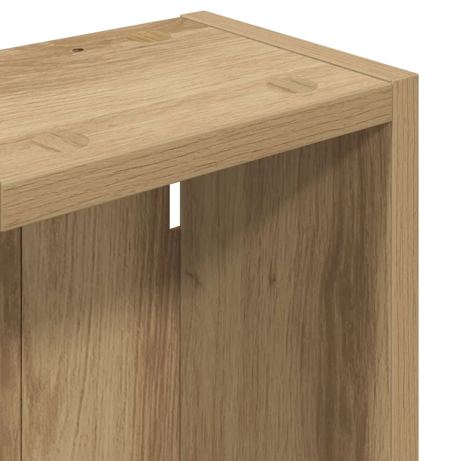 Armoire murale de salle de bain Chêne artisan 20 x 14 x 70 cm - 9
