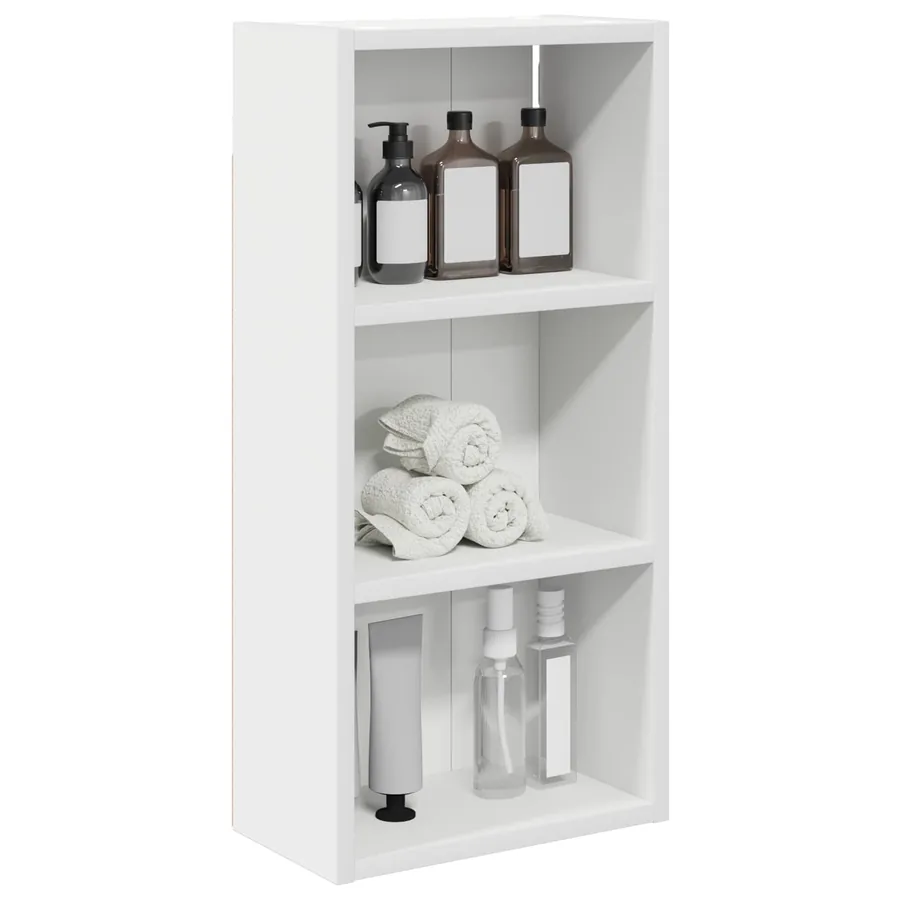 Armoire murale de salle de bain Blanc 30 x 16 x 62,5 cm - 3