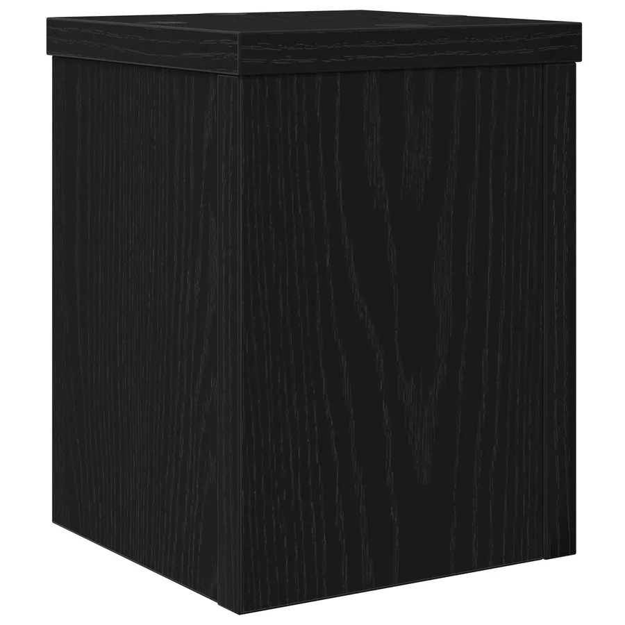 Support de Plante 2 pcs Chêne noir 15 x 15 x 20 cm - 4