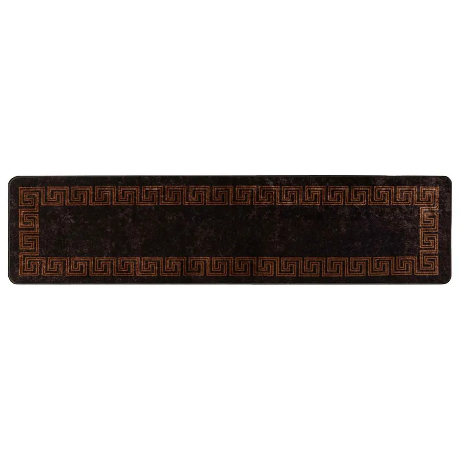 Coureur de Tapis MARSA Noir 100 x 450 cm Polyester et PVC - 2