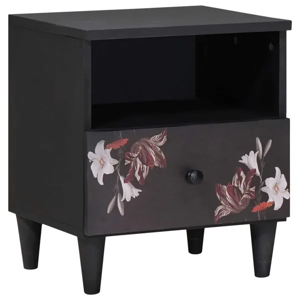 Table de chevet Marron 40 x 33 x 46 cm Bois de mangue massif