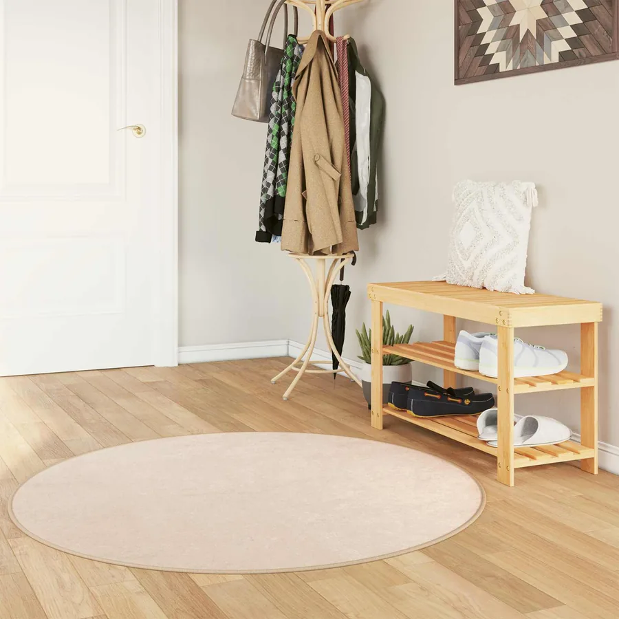 Coureur de Tapis MARSA Crème 120 x 120 cm Polyester et PVC