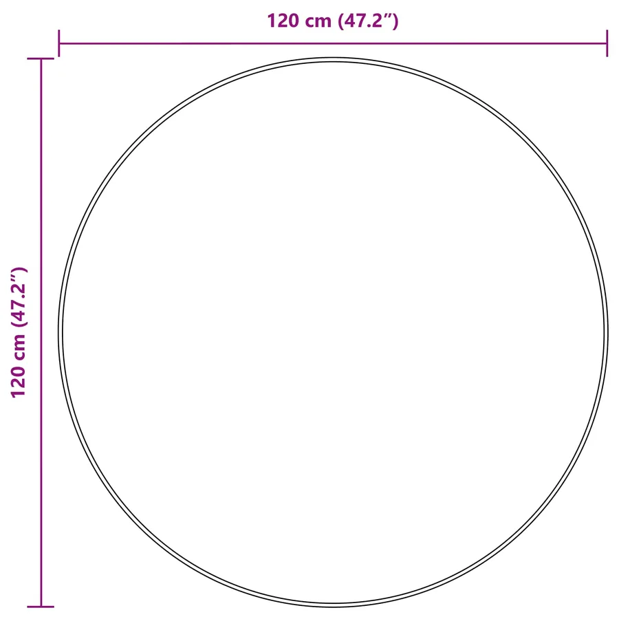 Coureur de Tapis MARSA Crème 120 x 120 cm Polyester et PVC - 6