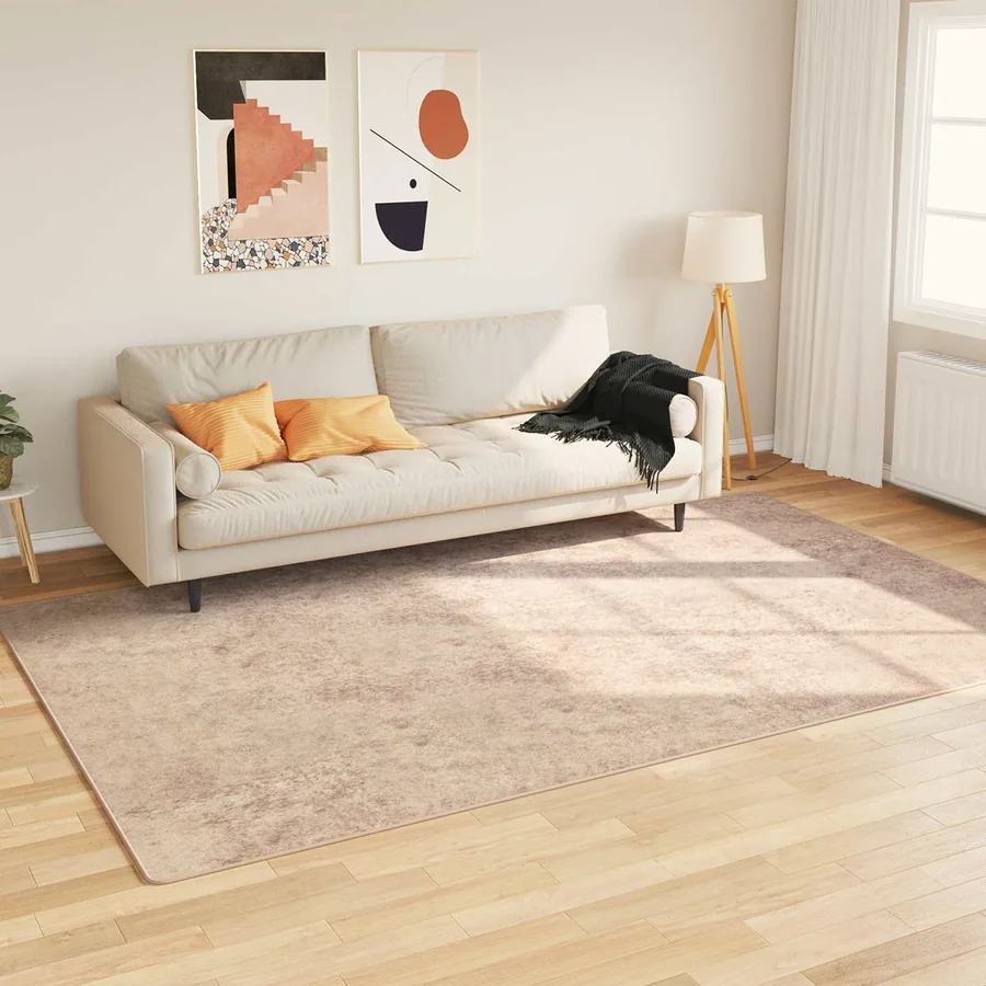 Coureur de Tapis MARSA Beige 150 x 230 cm Polyester et PVC