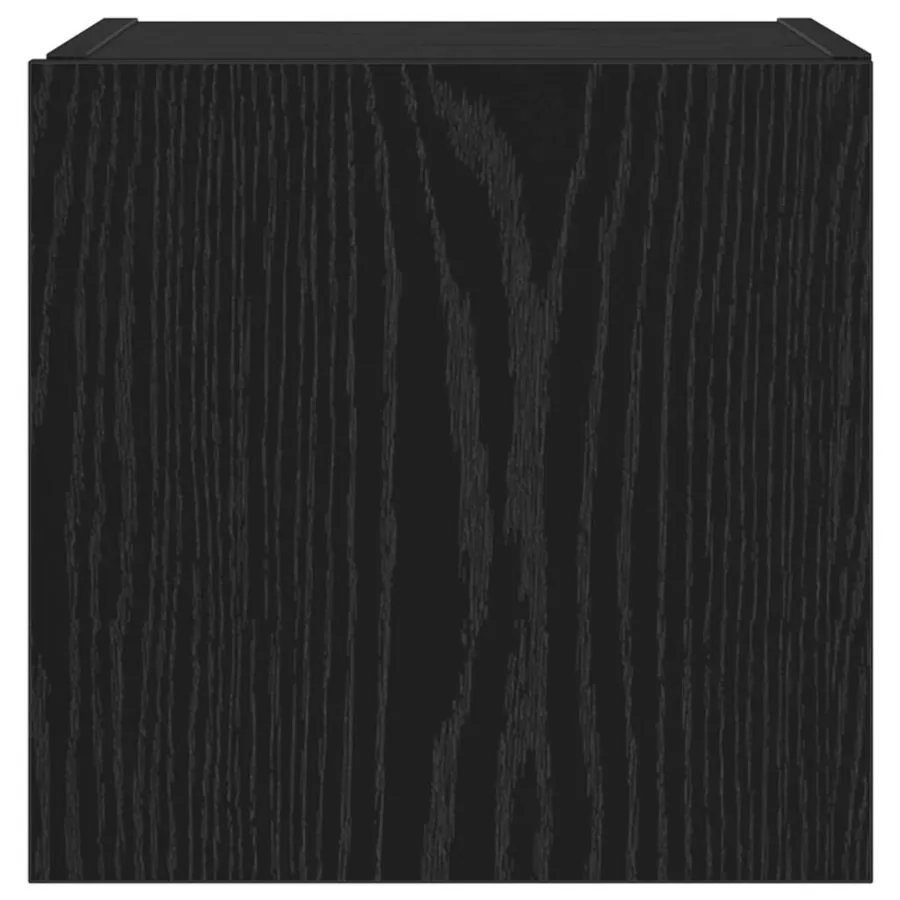 Meuble TV mural Chêne noir 30,5 x 35 x 30 cm Bois d'ingénierie - 10