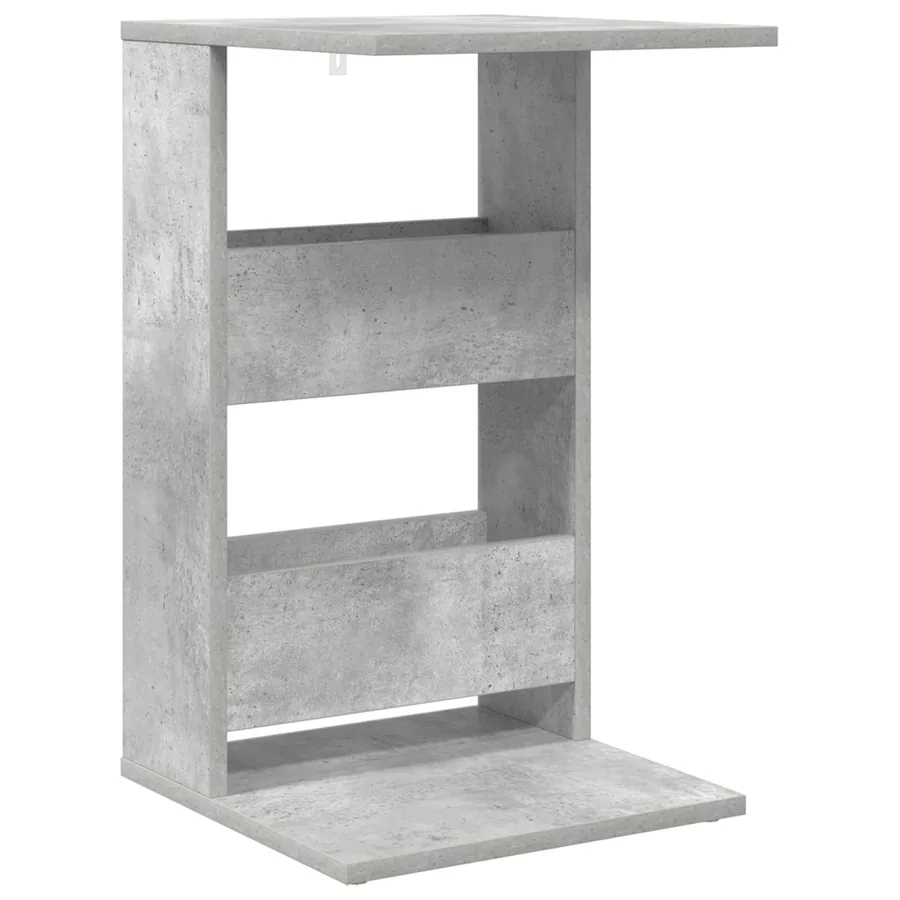 Table d'appoint Gris béton 40 x 35 x 60,5 cm Bois d'ingénierie - 2