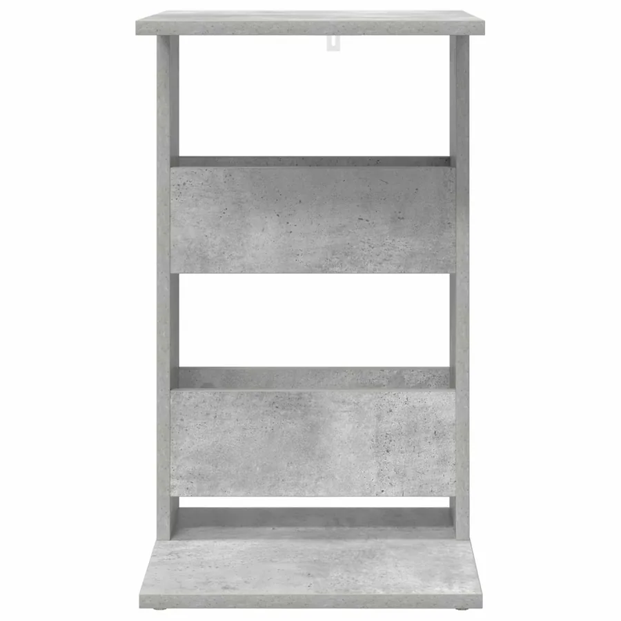 Table d'appoint Gris béton 40 x 35 x 60,5 cm Bois d'ingénierie - 5