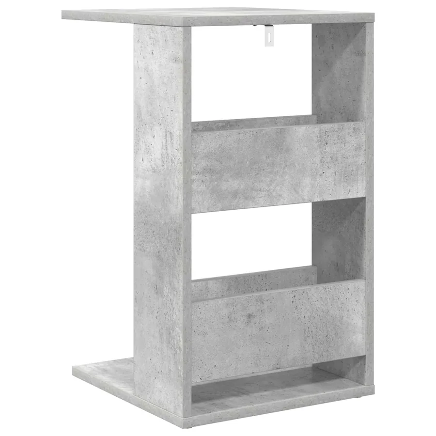 Table d'appoint Gris béton 40 x 35 x 60,5 cm Bois d'ingénierie - 7