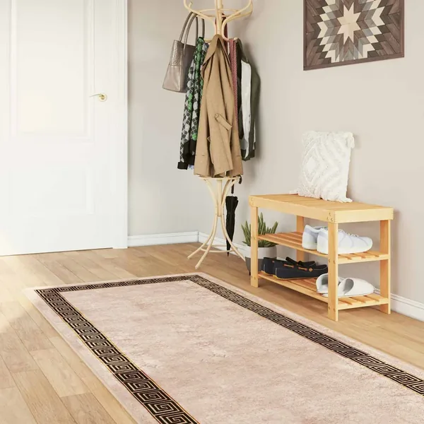 Coureur de Tapis MARSA Noir 100 x 350 cm Polyester et PVC