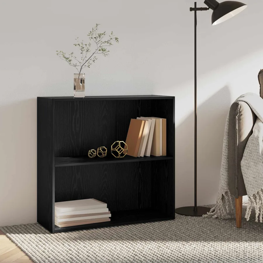 Étagère Chêne noir 80 x 30 x 76,5 cm Bois d'ingénierie