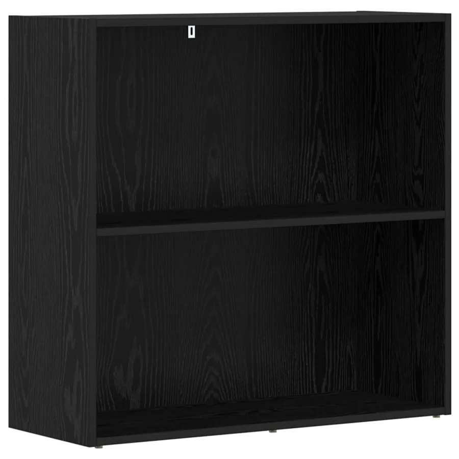 Étagère Chêne noir 80 x 30 x 76,5 cm Bois d'ingénierie - 2