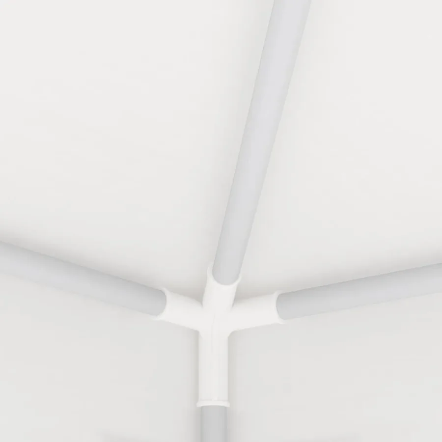 Tente de réception avec parois latérales 2x2 m Blanc 90 g/m² - 7