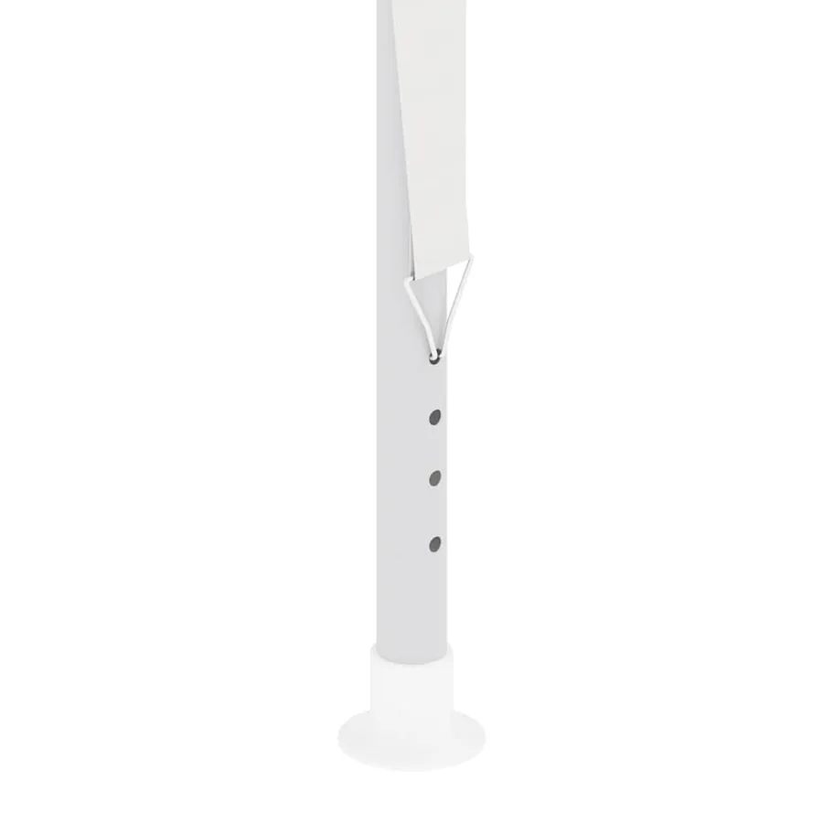 Tente de réception avec parois latérales 2x2 m Blanc 90 g/m² - 9