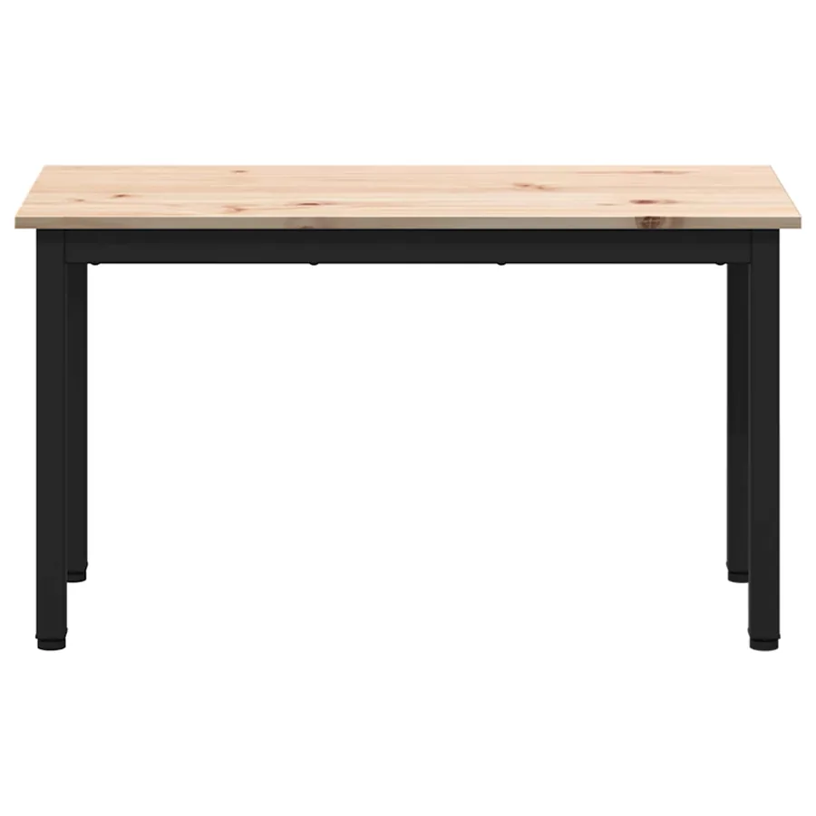 banc Naturel 80 x 35 x 45 cm Bois de pin massif - 5