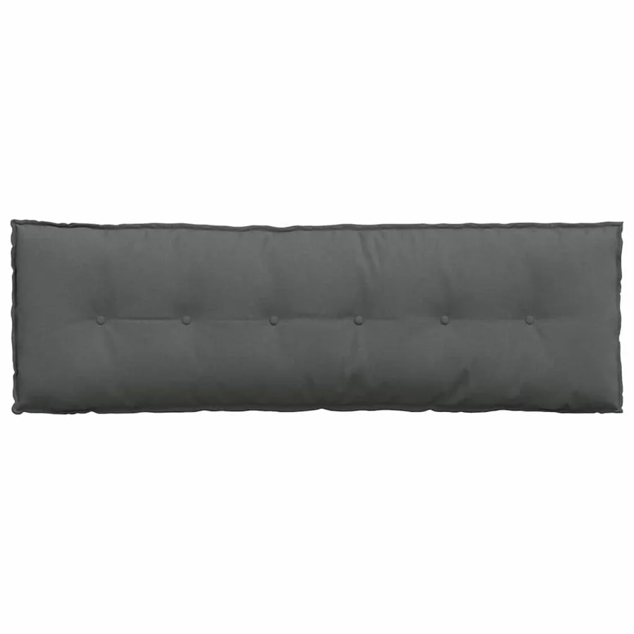 Coussin de Dos Gris foncé 160 x 19 x 50 cm tissu - 6