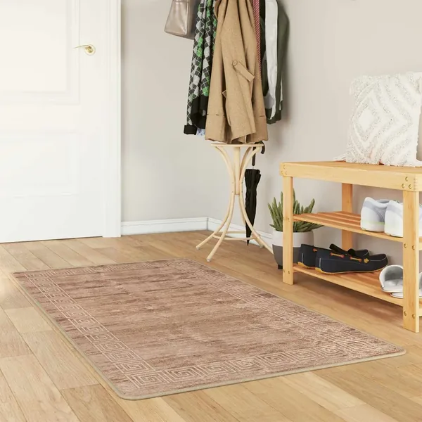 Coureur de Tapis MARSA Blanc 100 x 150 cm Polyester et PVC