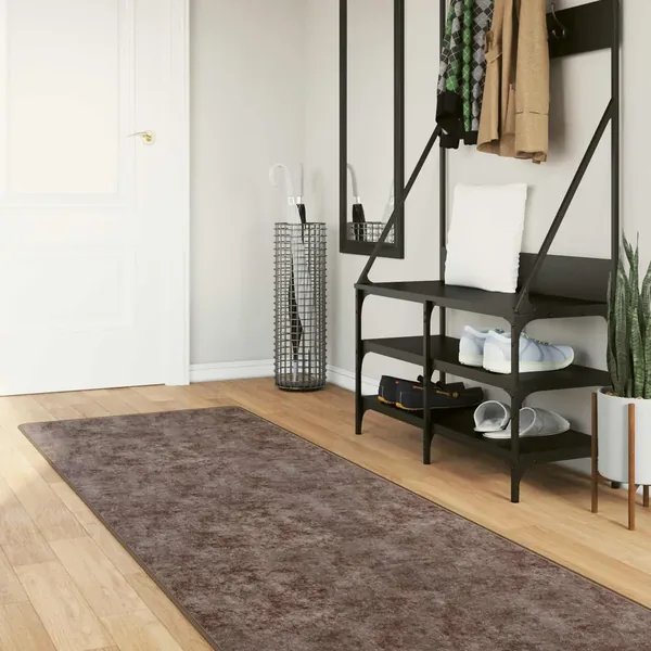 Coureur de Tapis MARSA Gris 100 x 450 cm Polyester et PVC