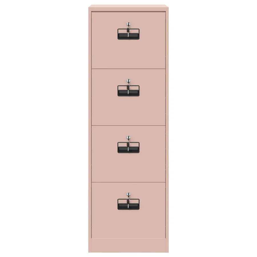 Cabinet de Dossier Rose 44 x 50 x 106.5 cm Acier Laminé à Froid - 7