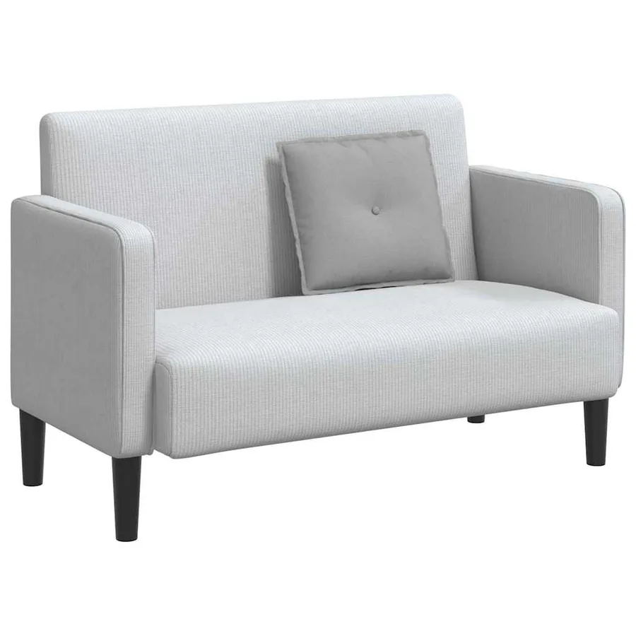 Coussin de Dos Gris nuage 50 x 19 x 45 cm tissu - 3