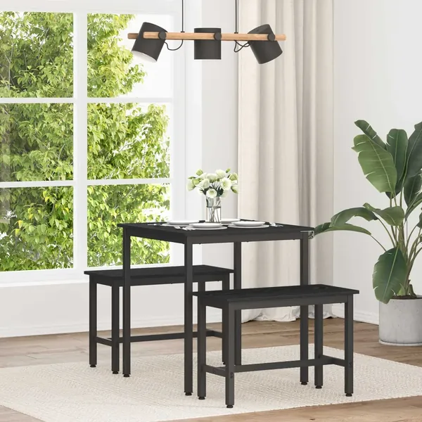 Table de salle à manger / Table de repas 70 x 70 x 75 cm MÉTAL