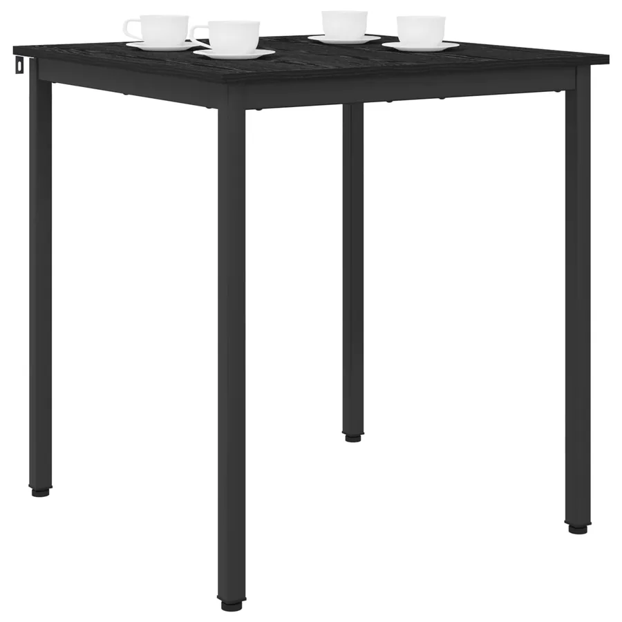 Table de salle à manger / Table de repas 70 x 70 x 75 cm MÉTAL - 3