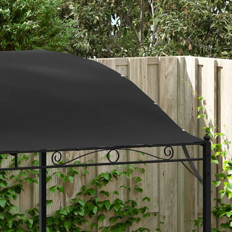 Auvent de parasol 3 x 2,4 m Anthracite - 4